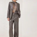 Calista Suit  Brown Grey